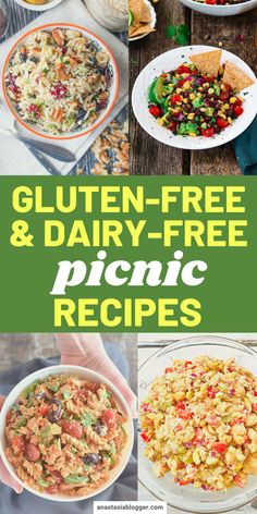 gluten - free and dairy - free picnic recipes