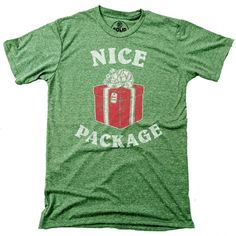 Nice Package Retro T-shirt | Cool Funny Christmas Gift Graphic Tee | SOLID THREADS - Solid Threads Funny Cricut Shirts For Men, Men Christmas Shirts, Diy Christmas Shirt Ideas, Funny Christmas T-shirts, Cricut Tee Shirt Ideas, Christmas Tshirt Ideas Funny, Funny Tshirt Ideas, Airbrush Cookies, Dc Christmas