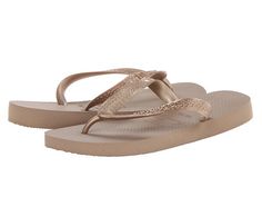 Havaianas Top Metallic Flip Flops Rose Gold - Zappos.com Free Shipping BOTH Ways Comfy Outfits, A Smile, Flip Flops, Rose Gold, Fashion Outfits, My Style, Sandals, Grey, Free Shipping