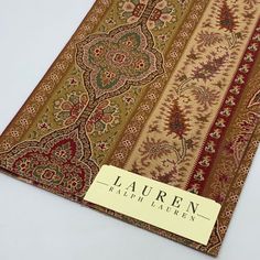 Nwt Lauren Ralph Lauren "Grantley Paisley Autumn" Cotton Floral Fabric Sample/Remnant Crafts, Made In Peru. (Fs-79) 100% Cotton Measures: 26 1/2" Wide X 26 1/2" Long Please See My Other "Fabric Sample" Listings! Soft Cooler, Lauren Brown, Blush Makeup, Fit N Flare Dress, Key Card Holder, Rain And Snow Boots, Fabric Samples, Floral Fabric, Stationery Supplies