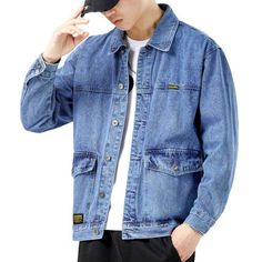 Make a fashion statement with our Big Side Pocket Denim Jacket from the 2023 Spring-Summer Collection!Why You Should Invest In This 90s-Vibe JacketThis rock-washed oversized jacket is a ageless masterpiece that seamlessly blends vintage nostalgia with fashion style. The buttoned closure gives it a smoothed look. making it the perfect statement piece for any occasion.Distinctive Features: 90s Nostalgia: Relive the Pre-millennium with this iconic denim jacket. designed to bring back memories and c