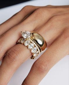 Natasha Schweitzer, Future Engagement Rings, Body Chains, Dream Engagement, Dream Engagement Rings, Ring Stacking, Jewelry Lookbook, Pear Diamond, Dream Ring