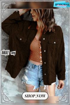 Pit Strip Velvet Shirt Jacket