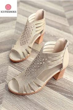 High Heel Sandals Outfit, Pretty High Heels, Ladies High Heels, Peep Toe Wedge Sandals, Comfortable High Heels, Cute High Heels, Cute Shoes Heels, Fashion Shoes Sandals, Classy Shoes