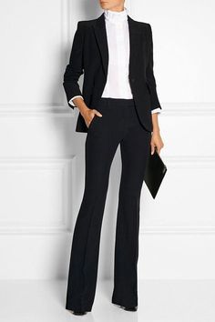 Formal Business Attire, Work Outfit Office, Casual Work Outfits Women, Business Attire Women, Formal Office, Summer Work Outfits, Mode Casual, Professional Attire, Black Suit