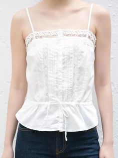 SPECIFICATIONSBrand Name: NoEnName_NullElasticity: Slight StrechFabric Type: BroadclothMaterial: COTTONPattern Type: SolidAge: 18-24Style: SweetClothing Length: regularOrigin: Mainland ChinaCN: GuangdongDecoration: LaceModel Number: E264Gender: WOMENTops Type: CAMISItem Type: topsPlace Of Origin: China (mainland)tank tops: tanks, y2k clothes,tops,y2k, crop top women, tops women, camis topstops: y2k top, t shirt women, vintage clothes, tops aesthetic, women clothing,women tops,women clothingClothes: tops women, vintage clothes, crop top women, blouses, clothes, sleeveless topDesign Style: streetwear y2k, vintage, y2k streetwear, harajuku, kawaii, y2k,slim White Strapped Tops For Summer, White Strappy Tops For Summer, White Vacation Top With Straps, White Tops With Straps For Vacation, Casual White Tank Top With Straps, Casual White Tops With Straps, Casual White Top With Straps, Vacation White Top With Straps, Casual Chic Style Summer