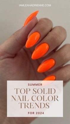 Solid Nail Colors For Summer, Solid Nail Colors, Fur Nails, September Nails, Manicure Nail Designs, Acrylic Nail Set, Manicure Inspiration