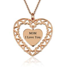 Purchase the Personalized Love Circle Necklace as a all-occasion gift for your mother, and she will treasure it always.On the inner heart you can engrave names or other meaningful words.Just right for pairing with a variety of her favorite outfits, keeping the look stylish and sleek. Rose Gold Stainless Steel Charm Necklaces For Mother's Day, Personalized Rose Gold Heart Pendant Jewelry, Rose Gold Heart Pendant Jewelry For Personalized Gift, Valentine's Day Rose Gold Metal Jewelry, Elegant Rose Gold Heart Necklace, Personalized Double Heart Rose Gold Necklace, Heart-shaped Rose Gold Charm Necklace, Rose Gold Necklace With Heart Charm For Personalized Gift, Rose Gold Stainless Steel Heart Pendant Jewelry