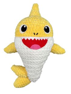 a stuffed toy that looks like a shark