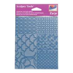 the crafter's workshop sculpey tools stencils 2 pc