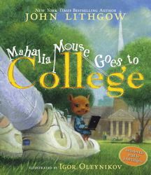 the book cover for mania mouse goes to college