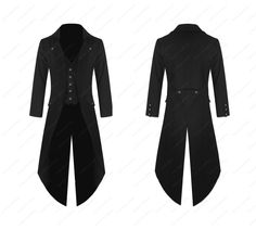 Men Steampunk Vintage Tailcoat Jacket Gothic Victorian Frock Coat Halloween Suit The VellumWasim & Company offers the Best Quality Steampunk Tailcoat Gothic Jacket. This is an informal long tail Jacket usually worn as a Gothic Costume on different occasions like Halloween. The original Colour may be slightly different from the pictures which are for reference purposes, real product colour shades may slightly differ from how it is displayed on your device's screen. Features: Be the center of attention in this Gothic Frock Coat Uniform Costume . Elegance and simplicity is the focus on design, Great for Daily  ,Party  Season:Summer,Autumn,Spring,WIinter  Gender: Man Occasion: Party, Causal ,Daily ,Halloween Material: Cotton Pattern Type: Solid Style: Casual Sleeve length: Long Sleeve Fit: Fit Gothic Stand Collar Outerwear For Costume Party, Gothic Stand-collar Outerwear For Costume Party, Gothic Outerwear With Stand Collar For Costume Party, Steampunk Outerwear For Halloween Costume Party, Fitted Long Sleeve Winter Costume, Steampunk Costume For Cosplay In Fall, Long Sleeve Costumes For Winter Costume Party, Winter Costume Party Long Sleeve Costumes, Steampunk Black Outerwear For Halloween