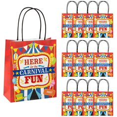 there is an image of carnival fun gift bags