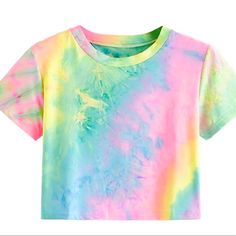 Women’s Rainbow Tie Dye Crop Tee Lounge Urban Outfitters Size: Small Color: Rainbow New Without Tags. Never Worn. Related Similar Brands: Free People, Zara, Shopbop, Princess Polly, Garage, Abercrombie, Etc. Pink Casual Crop Top T-shirt, Casual Pink Crop Top T-shirt, Blue Top With Rainbow Print For Spring, Blue Tops With Rainbow Print For Spring, Casual Green Tops With Rainbow Print, Urban Outfitters Summer T-shirt, Cute Tie Dye Crew Neck Top, Casual Rainbow Print Summer Tops, Trendy Summer T-shirt By Urban Outfitters