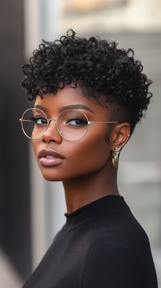 Short Haircuts for Black Women Tapered Afro, Shaved Designs, Short Hair Back, Short Twists, Sleek Hair, Textured Curly Hair, Stylish Short Haircuts, Long Hair On Top, Hair Textures