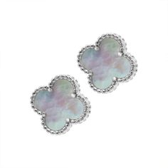 White Mother of Pearl Flower Stud Earrings silver – ADORNIA Luxury Flower-shaped Mother Of Pearl Earrings, Stud Earrings Silver, Flower Stud Earrings, Flower Stud, Pearl Flower, Flower Earrings Studs, Flower Studs, Pierced Ears, Earrings Silver