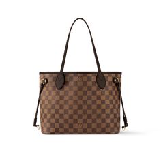 LOUIS VUITTON® - Neverfull Pm - Ebène Neverfull Mm Outfit, Neverfull Louis Vuitton, Louis Vuitton Online, Louis Vuitton Neverfull Pm, Lv Damier, Louis Vuitton Tote Bag, Lv Neverfull, Colorful Textiles, Trunk Bag