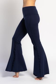 The best selling Crop Bell Bottoms offer the perfect blend of fashion and comfort. These versatile flare pants are a must-have, offering good vibes year-round to your style. Made from a soft, buttery brushed jersey (different from the Hot Pants). They are a fun choice for all body types. Dress them up or down. Comfortable and cute for work, meditation, hiking, yoga, travel and more. These bell bottoms elevate your everyday fashion with a playful flare. Highly versatile for your lifestyle - Feel Crop Flare Pants, Printed Yoga Pants, Cropped Flare Pants, Cropped Tee Shirt, Crop Flare, Activewear Fashion, Cropped Flares, Cropped Tee, Bell Bottom