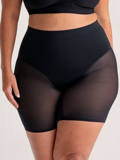 Get ready to feel smooth and empowered thanks to these heat-beating mesh shaper shorts.Designed with top quality and extremely breathable fabric, this amazing piece will quickly become your go-to for taking your outfits to the next level.It comes with an anti-slip top band at the waist, so they won’t roll down. No roll down, no chub rub, even if you sit, stretch or dance. Pair them with any outfit and feel confident and comfortable all day long. Perfect balance between comfort and control for 24/7 wear Make all your outfits look 10X better Top quality fabric and elegant design Extremely breathable Mesh for heat-beating comfort Anti-slip top band for a perfect fit without rolling down Sheer Nylon Short Bottoms, Sheer Short Nylon Bottoms, Sheer Nylon Shorts, Black Nylon Workout Shapewear, Nylon Shapewear With Built-in Shorts, Black Workout Shapewear, Black Nylon Shapewear For Workout, Black Compressive Mesh Bottoms, Black Mesh Brief Bottoms