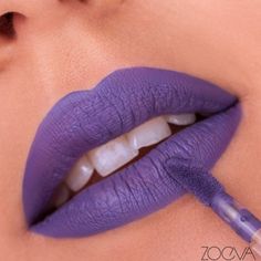 *** Full Size *** Zoeva Pure Matte Liquid Lipstick. A Long-Wearing 'Infinitely' Matte Liquid Lipstick. Leaves A Fine, Lightweight Layer That Sets To A Bold Richly Matte Finish, Transfer-Free & Ultra-Flexible Creamy Formulation. Shade: Lost Muse (Vibrant Blueish Purple) .2 Fl.Oz Full Description In Photos. Brand New, Never Used Or Opened. *** I Have Hundreds Of Makeup, Hair Care, & Skincare Listings Available To Choose From For Both Men & Women. Please Feel Free To Browse And Bundle For Huge Savi Blueish Purple, Purple Lipstick, Makeup Guide, Lipstick Lip, Purple Fashion, Lipstick Colors, Makeup Hair, Makeup Lipstick, Clean Beauty