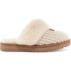 UGG Women's Cozy Slipper Cream 1117659-CRM Ugg Cozy Slippers, Ugg Cozy Knit Slippers, Cute Uggs, Ugg Slippers Women, Best Slippers, Cozy Slippers, Preppy Shoes, Pretty Shoes Sneakers, Comfy Slippers