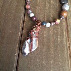 Beach Anklets, Stone Dangle Earrings, Jasper Necklace, Copper Red, Fossil Coral, Red Necklace, Beaded Anklets, Copper Necklace, Necklace Boho