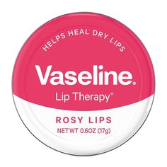 Vaseline Lip Therapy Lip Balm Tin, Rosy Lips, 17g (Pack Of 2) - Rose Vaseline Lip Therapy Rosy Lips Tin is clinically proven to help heal dry lips Lightly tinted lip balm gives lips a natural, glossy shine Made from pure Vaseline Jelly to provide long-lasting moisturization ⚡Limited stock available - get yours today!   FREE WORLDWIDE SHIPPING 100% GENUINE PRODUCT Note:- company may change item packaging time to time. We will ship latest packaging of same product. Shipping Policy We ship through Vaseline Lip Therapy Rosy, Vaseline Rosy Lips, Scented Lip Balm, Vaseline Jelly, Rose Lip Balm