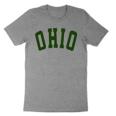 Take a step back in time and show off your Ohio pride in this vintage-inspired Tailgate Ohio t-shirt! Its soft fabric and retro font give you that '70s vibe all the way, so you can rep your state like a champ at your next tailgate or game-watching party. SIZE CHART LINK Unisex / Youth Tshirt: 100% cotton Heather Tshirt / Racer / Sweatshirt: 60/40 cotton/poly Take A Step Back, Retro Font, Fleece Shorts, Step Back, Workout Sweatshirt, Womens Bodysuit, Back In Time, Grey Sweatshirt, Workout Tee