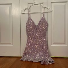 Brand New With Tags Has Shorts Built In Dresses Light Purple, Light Purple Mini Dress, Purple Mini Dress, Lavender Dress, Light Lavender, Purple Mini Dresses, Windsor Dresses, Hoco Dresses, Purple Dress