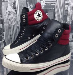 Converse All Star Mens, Converse Fashion, Basket Style, Red Converse, All Star Shoes, All Stars Converse, High Top Boots, Converse Style, Shoes Converse