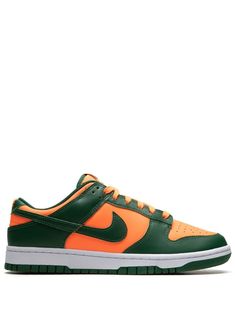 Shop Nike Dunk Low "Miami Hurricanes" sneakers Green Basketball Shoes With Rubber Sole For Streetwear, Green Basketball Shoes For Streetwear, Green Low-top Basketball Shoes With Gum Sole, Low-top Green Basketball Shoes With Gum Sole, Green High-top Sneakers With Gum Sole For Streetwear, Green Sneakers With Gum Sole For Streetwear, Green Gum Sole Sneakers For Streetwear, Green High-top Sneakers With Contrast Sole For Streetwear, Green Custom Sneakers With Contrast Sole For Streetwear