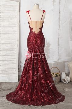 Maroon Prom Dress Burgundy, Sequin Mermaid Prom Dress, Unique Prom Dress, Themed Prom Dresses, Maroon Prom Dress, Prom Dress Burgundy, Mermaid Prom Dress, Sequin Prom Dress, Fit And Flare Skirt