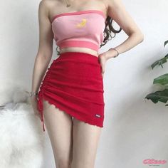 Qteee - Vintage Pleated Mini Skirt with Adjustable Drawstring Waist, Flattering Knit Pencil Skirt for Women Spicy Dress, Bodycon Pencil Skirt, Knit Pencil Skirt, Wrap Around Skirt, A Line Shorts, Half Skirt, Mid Length Skirts, Adjustable Waistband, Pleated Midi Skirt