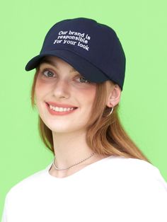 Editor's NotesULUK is a young contemporary brand known for their unique and kitsch styles.âYour lookâ to enjoy the comfort of everyday life and the joy of special days!- Logo Embroidered baseball cap- High-quality cotton material used- Comfortable fit- Adjustable buckled back strapMeasurements (in.)- Head Girth: 22.5 in. ~ 22.8 in.- Depth: 6.1 in.- Brim Length: 3.1 in. Composition & Care- 100% Cotton- Do not bleach- Do not dry clean- Do not iron- Wash Everyday Baseball Cap With Letter Print, Everyday Snapback Baseball Cap With Letter Print, Casual Embroidered Baseball Cap, Trendy Letter Print Baseball Cap For Everyday, Casual Cotton Baseball Cap With Embroidered Text, Casual Adjustable Baseball Cap With Embroidered Text, Trendy Baseball Cap With Letter Print For Everyday, Trendy Letter Print Baseball Cap, Trendy Snapback Baseball Cap With Letter Embroidery