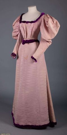 1890 Dress, Historical Gowns, 1900 Fashion, American Day, 1800s Fashion, Edwardian Dress, 19th Century Fashion, History Fashion