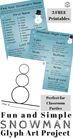 snowman printable activities for kids and adults