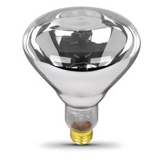 Feit Electric 250-Watt Clear BR40 Dimmable Incandescent 120-Volt Infrared Heat Lamp Light Bulb (1-Bulb) Heat Lamp Bulbs, Heat Lamp, Incandescent Light Bulb, Incandescent Light, Heat Lamps, Electric Bulb, Incandescent Lighting, Energy Efficient Lighting, Light Project