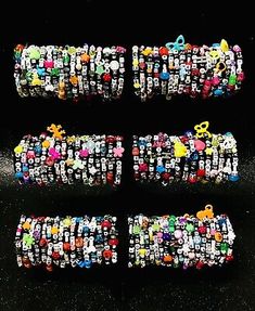 Find many great new & used options and get the best deals for 10 Custom Kandi Beaded Bracelets, Personalized Kandi, Rave Jewelry, Kandi Bundle at the best online prices at eBay! Free shipping for many products! Novelty Beaded Bracelets For Festivals, Kandi Rave, Bead Styles, Rave Jewelry, Kandi Necklace, Alphabet Number, Birthday Board, Don't Leave, Necklace Choker