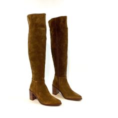 Equal parts boho and glam, check out our newest over-the-knee boot! Made from soft, luxurious suedes and durable stacked heel, wear these pointed toe, tall boots to all of your fall get-togethers! Heel Height: 2.75” Platform: 0.25” Shaft Height: 21” Shaft Circumference: 15.5” Material: Leather Fit: True to size Toe Shape: Pointed Inner zipper closure ALL SALE ITEMS ARE FINAL SALE! Seychelles Shoes, Brown Leather Heels, Leather Western Boots, Suede Boots Knee High, Tall Leather Boots, Croc Print, Pointed Toe Boots, Knee Boot, Tall Boot