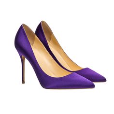 Shop Purple Bridal Satin Court Shoes 4 inches Stilettos Slip-On High Heel Pumps color Purple for Party, Wedding, Work with worldwide Free shipping & Free return. Purple Wedding Shoes For Party, Formal Purple Heels With Wrapped Heel, Fitted Purple Heels With 4-inch Heel, Purple 4-inch Heel Wedding Heels, Elegant Fitted Purple Heels, Elegant Purple Heels For Formal Occasions, Elegant Purple Ankle Strap Heels, Purple High Heels For Formal Occasions, Elegant Purple 4-inch Heels