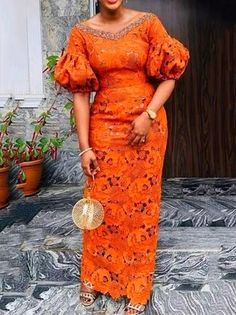 Aso Ebi Lace, Aso Ebi Lace Styles, Fitted Bodycon Dress, African Lace Styles, Fashion Traditional, Ankara Gowns, Lace Gown Styles, Ankara Fashion, Nigerian Lace