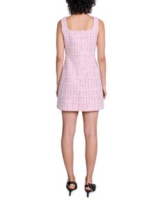 Find MAJE Ribalonia Tweed Mini Dress on Editorialist. Maje Ribalonia Tweed Mini Dress.Color:Pink.Size:34 FR/2 US.Material:Shell: 53% cotton/20% polyester/9% acrylic/7% polyamide/5% viscose/4% other fibres/2% wool; lining: 94% polyester/6% elastane; underside fabric: 100% cotton.Dresses. Fitted Feminine Tweed Dress, Chic Pink Mini Tweed Dress, Chic Pink Mini Length Tweed Dress, Pink Mini Tweed Dress For Spring, Fitted Pink Tweed Dress, Spring Fitted Tweed Dress, Chic Pink Tweed Summer Dress, Chic Pink Summer Tweed Dress, Pink Fitted Tweed Dress