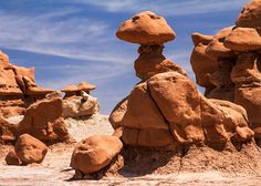 some very pretty rocks in the desert