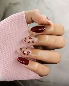 Christmas nail inspiration Christmas Nails 2023, Thanksgiving Nails, Nails 2023