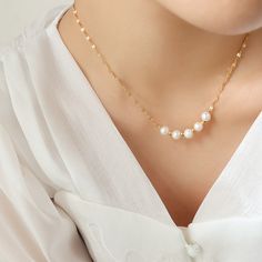 Style: Female Material: Titanium Steel, Imitation Pearl Pearl Type: Uncultured Pearl Color: White Pearl Shape: Round Necklace Length: 40+5cm Alloy Pearl Necklace As A Gift, Pearl White Chain Necklace With Clavicle Chain As Gift, Pearl White Necklace With Chain For Gifts, Elegant Alloy Chain Necklace For Wedding, Elegant White 16-inch Chain Necklace, Alloy Pearl Necklace With Clavicle Chain As Gift, Pearl Necklace With Clavicle Chain As Gift, White Alloy Pearl Necklace For Gift, White Pearl Necklace In Alloy For Gift