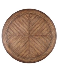 a round wooden table top on a white background