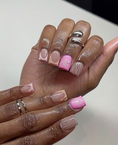 Acrylic Overlay Nails, Gel Overlay Nails, Overlay Nails, Acrylic Overlay, Drip Nails, Glamour Nails, French Acrylic Nails