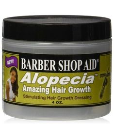 Fast Shipping the next business day. Sometimes the same day of order. Description: Barber Shop Aid Alopecia will help prevent hair from falling out, strengthen and make hair thicker. It contains a synergistic blend of essential oils and and other natural ingredients that can stimulate the hair follicle and increase circulation and oxidation sufficiently to bring about strong, healthy regrowing hair. Safe to use on all hair types. Works wonders on thinning edges and temple areas. Stimulating Hair Alopecia Hair Growth, Hair Growth Cream, Thicker Stronger Hair, Alopecia Hairstyles, Make Hair Thicker, Hair Growth Secrets, Hair Regrowth Treatments, Male Pattern Baldness, Regrow Hair