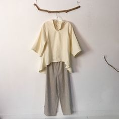 "Ready to wear cream linen blouses size M material: cream linen design: 3/4 sleeves chipao collar wavy hem measurements of the blouse : bust 40\" room (please allow extra room for your body measurements) blouse length 23\" front / 32\" back size M mix linen blouses are also available in the link below https://www.etsy.com/listing/714154694/ready-wear-mix-linen-blouses-size-m-wavy?ref=shop_home_active_9&frs=1" Cream Linen Long Sleeve Blouse, Cream Long Sleeve Linen Blouse, Long Sleeve Cream Linen Blouse, Cream Linen Blouse For Spring, Spring Cream Linen Blouse, Summer Beige Ramie Blouse, Spring Flax Colored Ramie Blouse, Spring Flax-colored Ramie Blouse, Cream Linen V-neck Top