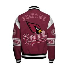 Arizona Cardinals American Football League Pattern Varsity Jacket SH1 V2 VARSITY JACKET The varsity jacket is perfect for the ones who are looking for a statement outwear option to make a cool casual outfit. It is not only trendy but also a practical item to wear during the colder season. It is perfect for casual... Urban Varsity Jacket For Game Day In Fall, Game Day Long Sleeve Winter Track Jacket, Long Sleeve Track Jacket For Game Day In Winter, Sporty Hooded Outerwear For Game Day, Winter Long Sleeve Track Jacket For Game Day, Casual Game Day Outerwear With Letter Print, Hooded Outerwear With Letter Print For Game Day, Hooded Letter Print Outerwear For Game Day, Casual Long Sleeve Varsity Jacket For Game Day